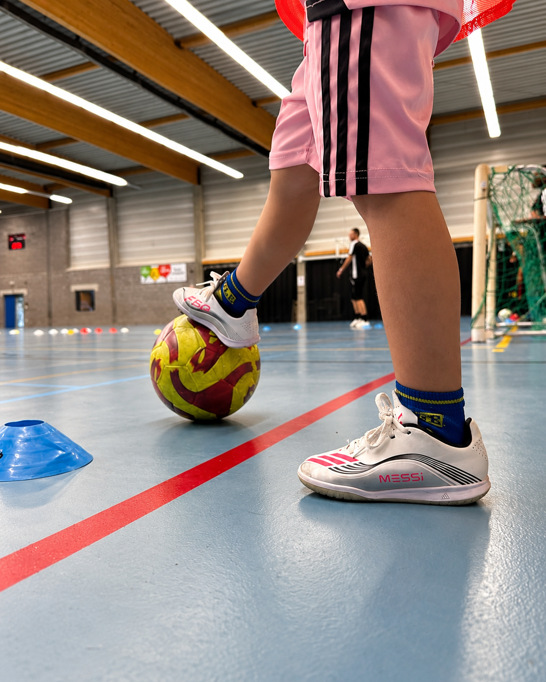 Travail technique avec ballon pendant une séance B2B Football Academy